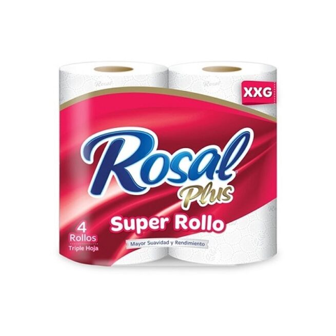 PAPEL HIGIENICO ROSAL PLUS