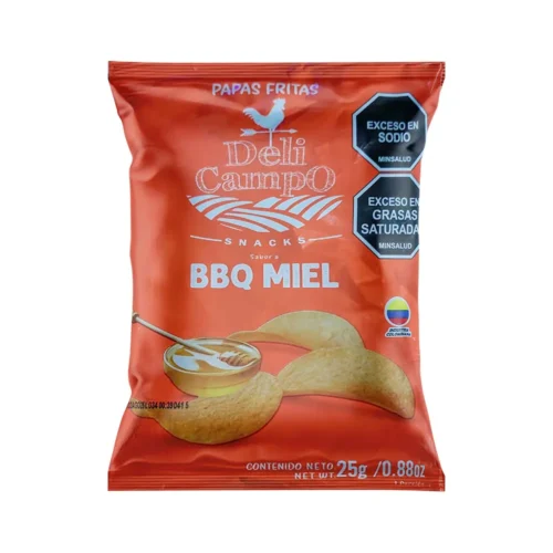 PAPAS FRITAS SABOR BBQ MIEL